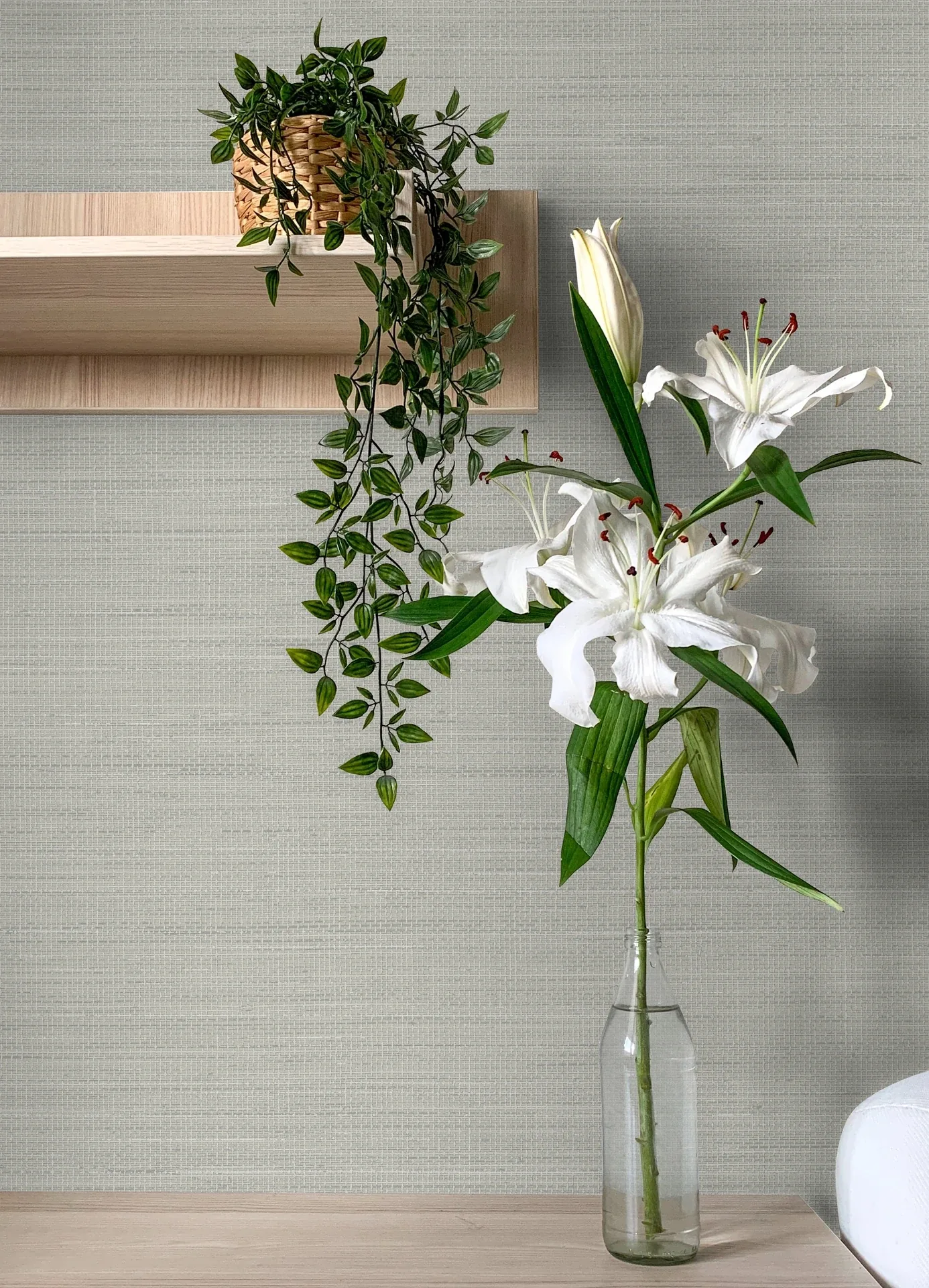 Brewster Home Fashions Spinnaker Grey Netting Wallpaper - SKU 4071-71050