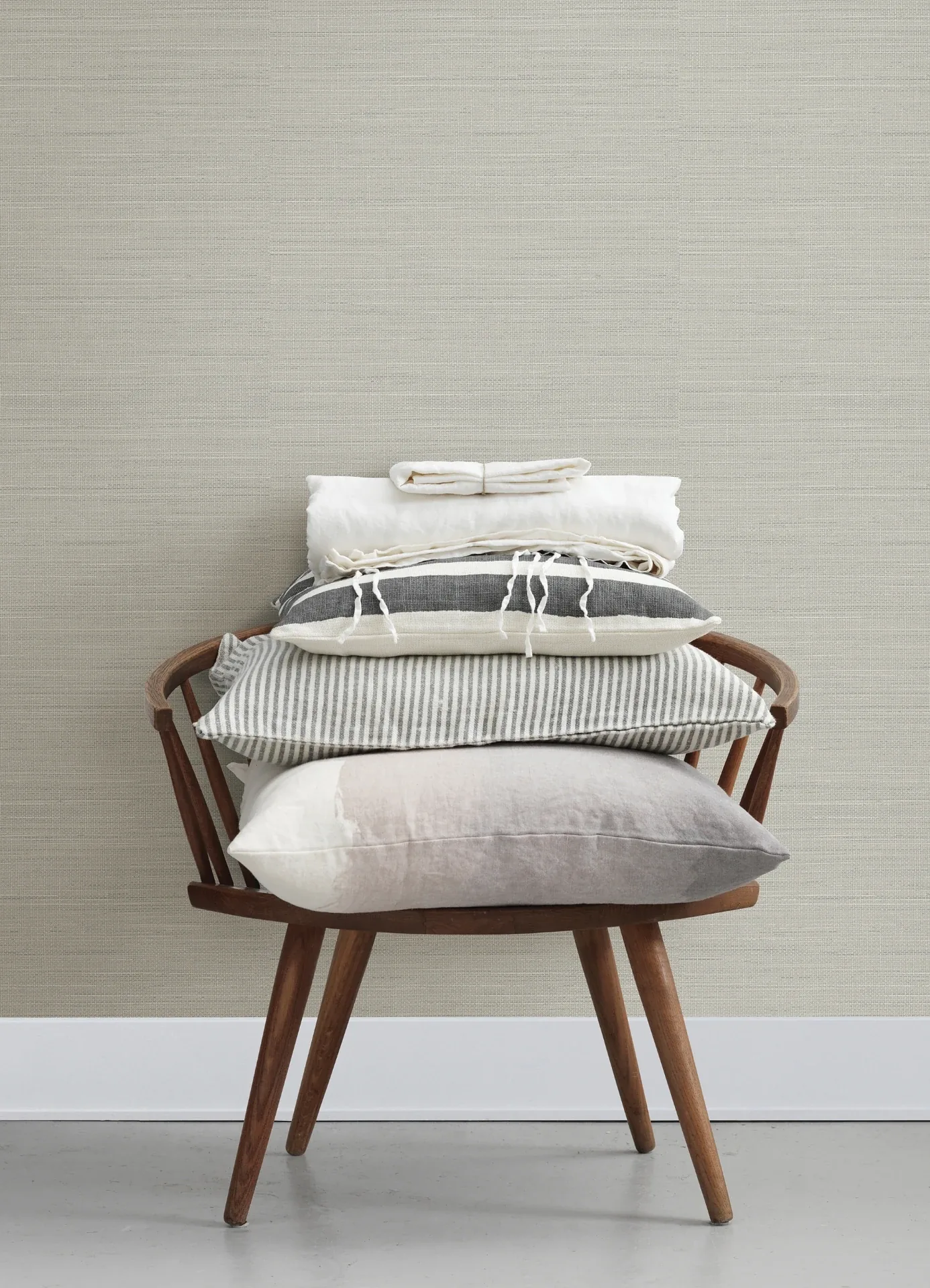 Brewster Home Fashions Spinnaker Grey Netting Wallpaper - SKU 4071-71050