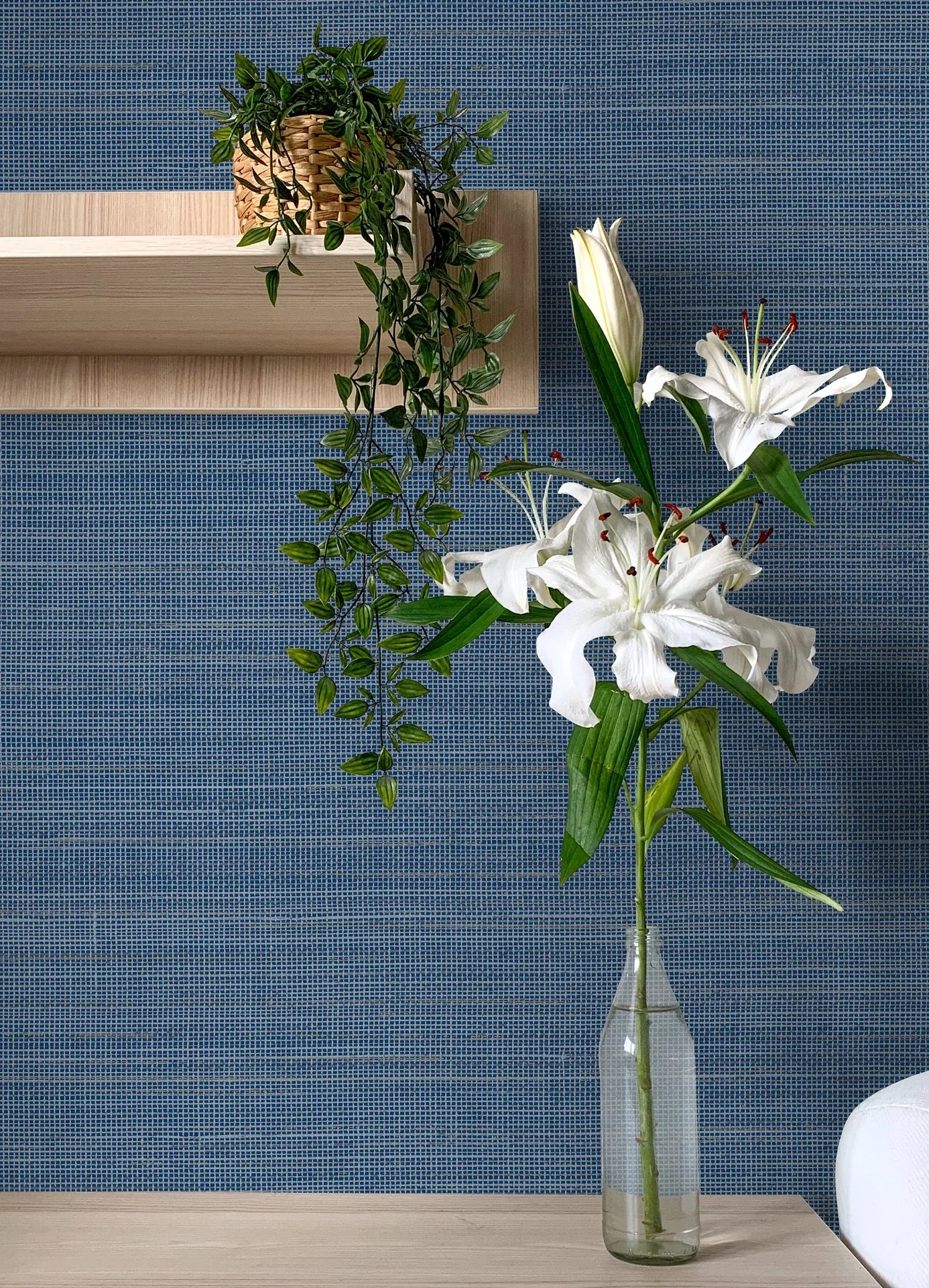 Brewster Home Fashions Spinnaker Navy Netting Wallpaper - SKU 4071-71051