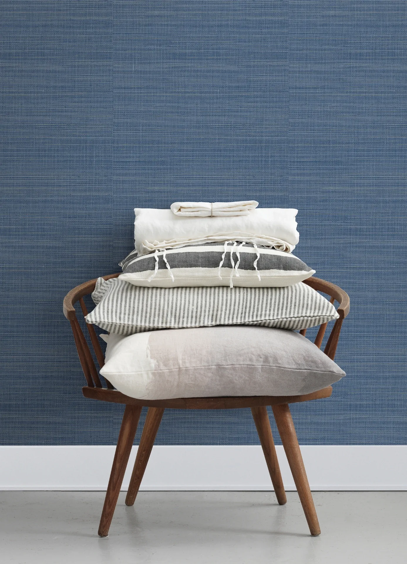 Brewster Home Fashions Spinnaker Navy Netting Wallpaper - SKU 4071-71051