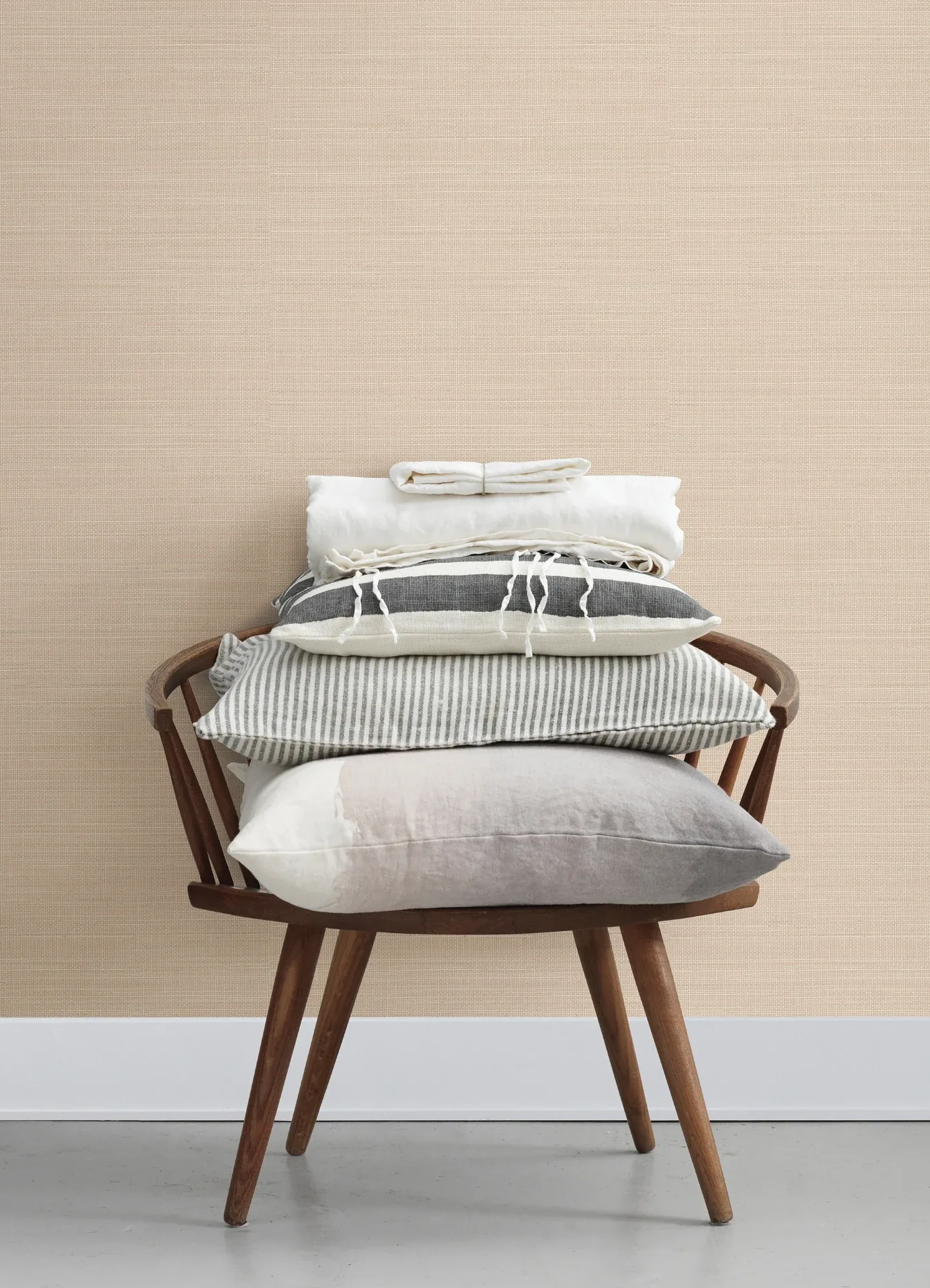 Brewster Home Fashions Spinnaker Neutral Netting Wallpaper - SKU 4071-71052
