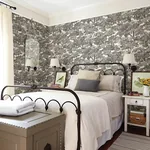 Brewster Home Fashions Spinney Black Toile Wallpaper - SKU 4134-72558