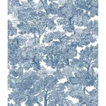 Brewster Home Fashions Spinney Blue Toile Wallpaper - SKU 3115-12543