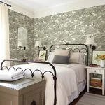 Brewster Home Fashions Spinney Green Toile Wallpaper - SKU 4134-72561