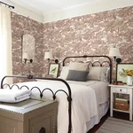 Brewster Home Fashions Spinney Red Toile Wallpaper | Wallpaper Twins Brewster Home Fashions Spinney Red Toile Wallpaper - SKU 4134-72562