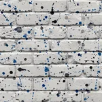 Brewster Home Fashions Splatter Wall Grey Abstract Wallpaper - SKU 4203-27589