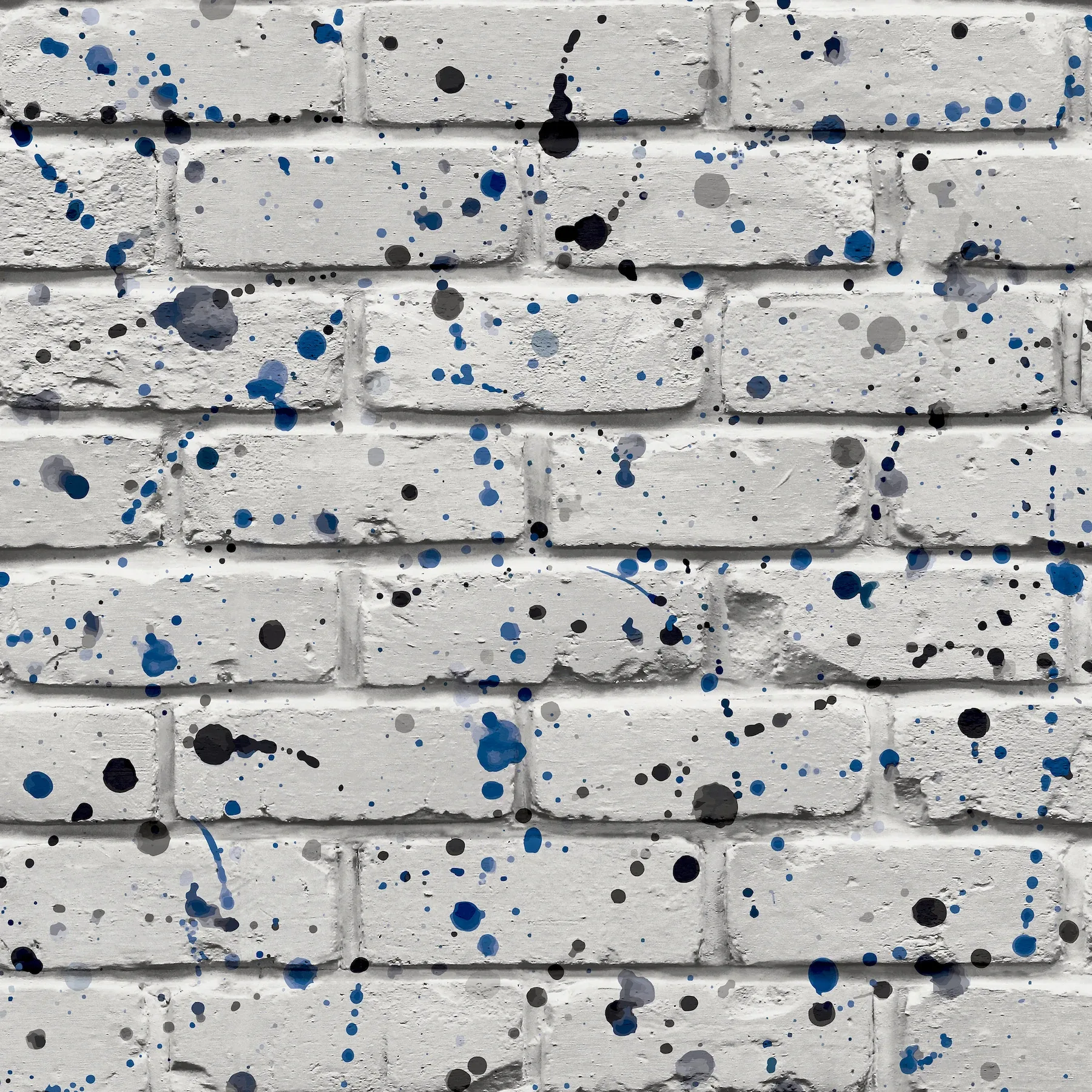 Brewster Home Fashions Splatter Wall Grey Abstract Wallpaper - SKU 4203-27589
