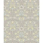 Brewster Home Fashions Spring Thicket Light Blue Tulip Damask Wallpaper - SKU 4171-82066