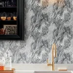 Brewster Home Fashions Star Charcoal Marble Wallpaper - SKU 4168-15533