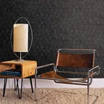Brewster Home Fashions Starling Charcoal Honeycomb Wallpaper | Wallpaper Twins Brewster Home Fashions Starling Charcoal Honeycomb Wallpaper - SKU 2927-00403