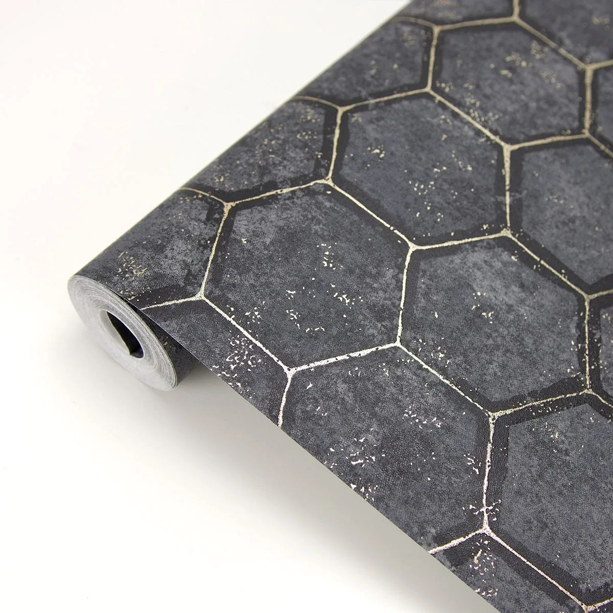 Brewster Home Fashions Starling Charcoal Honeycomb Wallpaper | Wallpaper Twins Brewster Home Fashions Starling Charcoal Honeycomb Wallpaper - SKU 2927-00403