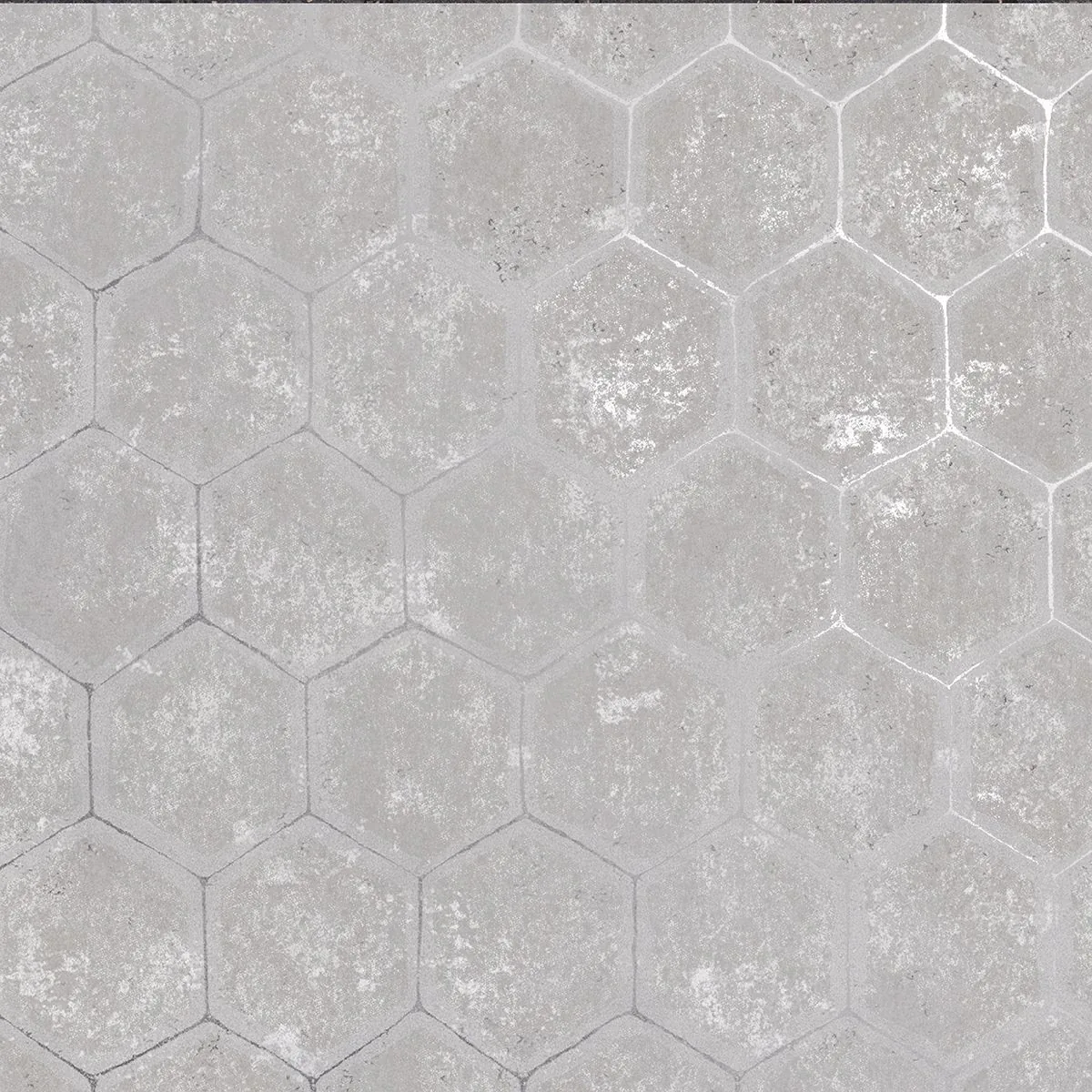 2927-00401 | Starling Grey Honeycomb Wallpaper