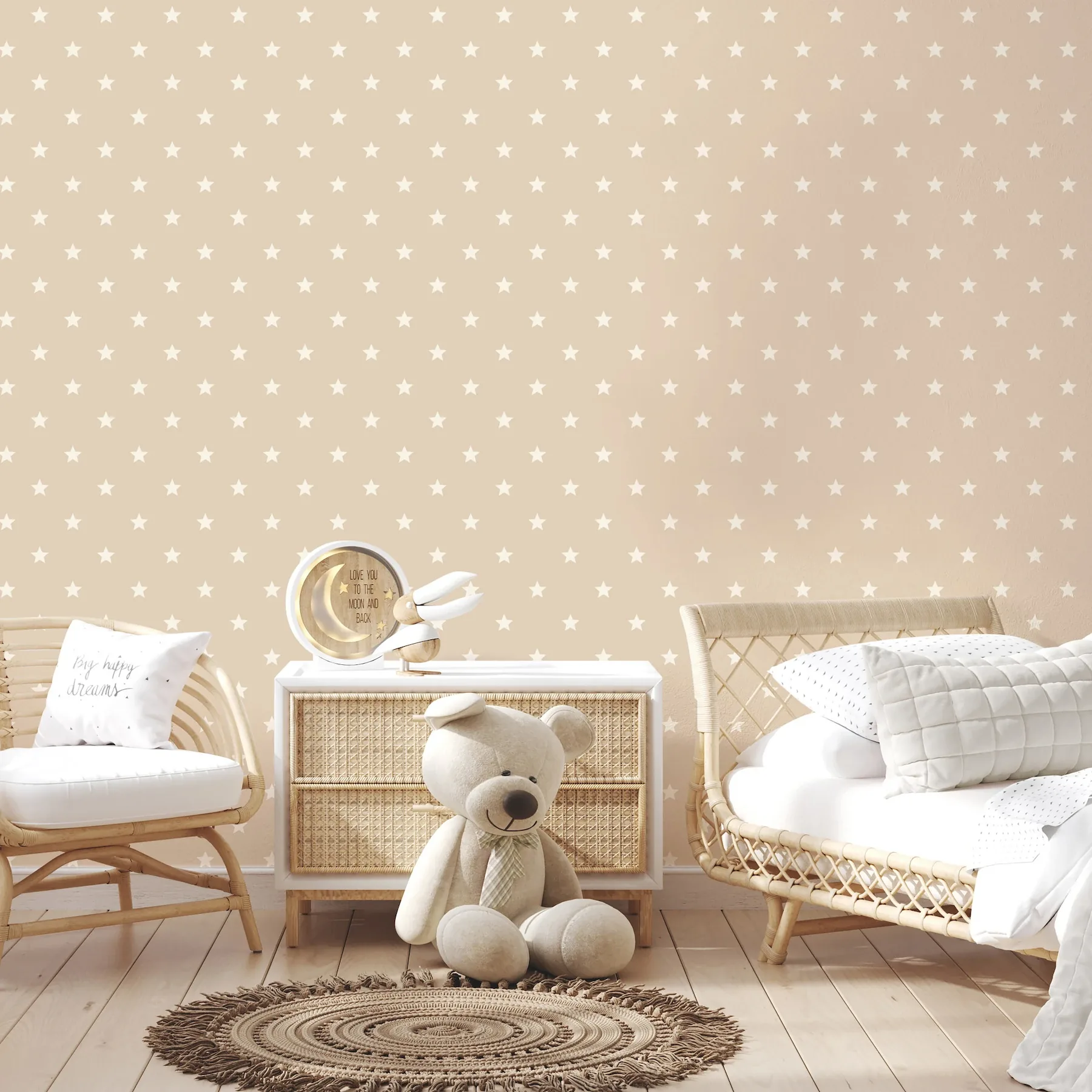Brewster Home Fashions Starry Motif Light Brown Geometric Wallpaper - SKU 4203-27581