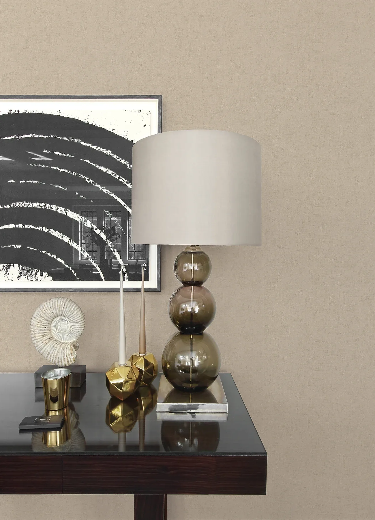 Brewster Home Fashions Steno Light Brown Plaster Wallpaper - SKU 4082-381971