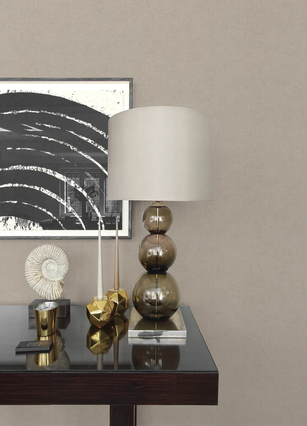 Brewster Home Fashions Steno Taupe Plaster Wallpaper - SKU 4082-381976
