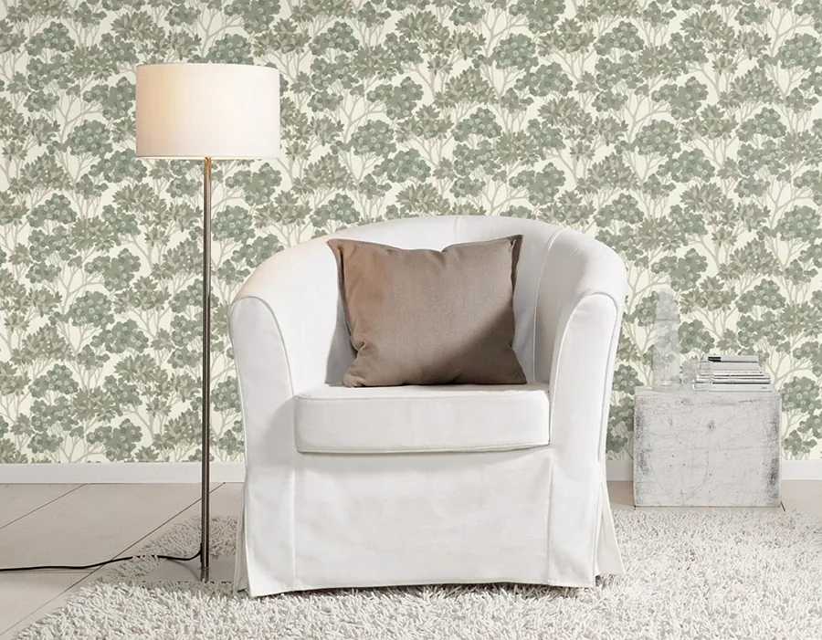 Brewster Home Fashions Stickley Green Tree Wallpaper - SKU RH580006