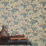 Brewster Home Fashions Stickley Sky Blue Tree Wallpaper - SKU RH580013