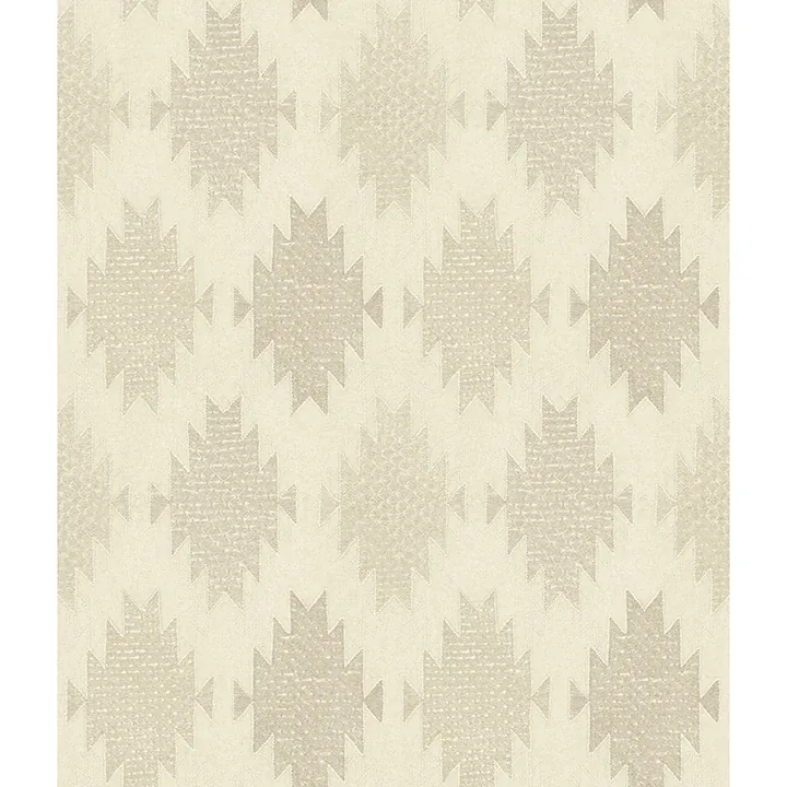 4142-72662 | Stitched Heirloom Khaki Wallpaper