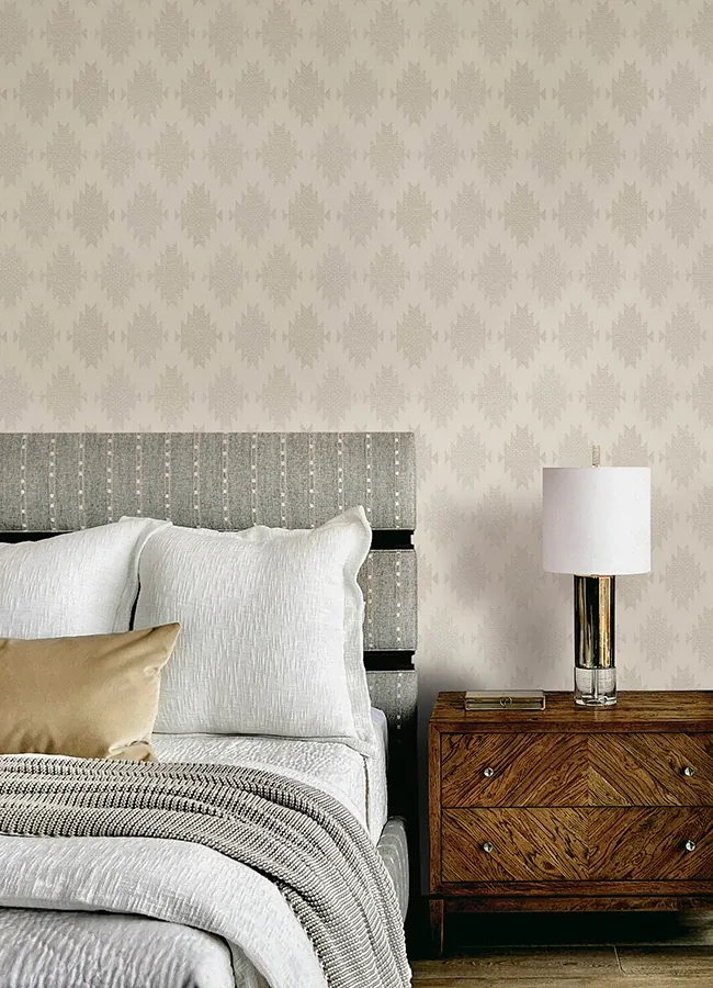 Brewster Home Fashions Stitched Heirloom White Wallpaper | Wallpaper Twins Brewster Home Fashions Stitched Heirloom White Wallpaper - SKU 4142-72664