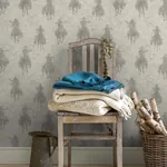 Brewster Home Fashions Stockman Silhouette Grey Wallpaper | Wallpaper Twins Brewster Home Fashions Stockman Silhouette Grey Wallpaper - SKU 4142-72639