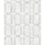 Brewster Home Fashions Stormi Light Grey Geometric Wallpaper - SKU 2809-SH01061