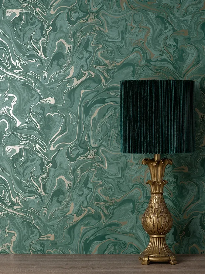 Brewster Home Fashions Suave Dark Green Marble Wallpaper | Wallpaper Twins Brewster Home Fashions Suave Dark Green Marble Wallpaper - SKU FD43058