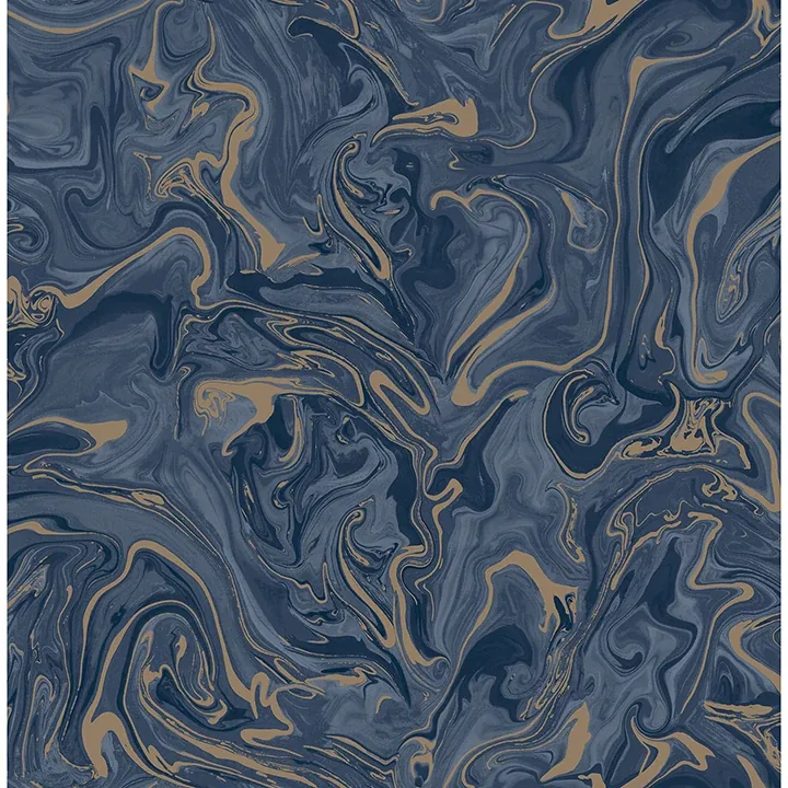 FD43055 | Suave Navy Marble Wallpaper