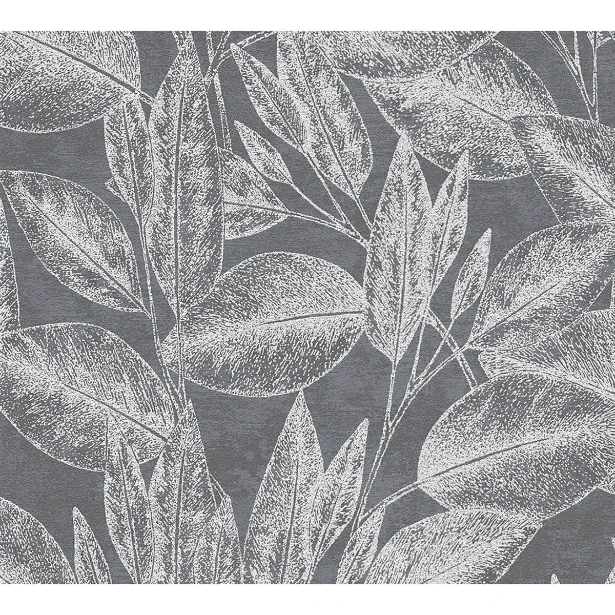 4035-37836-4 | Suki Grey Leaves Wallpaper