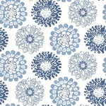 Brewster Home Fashions Sunkissed Blue Floral Wallpaper - SKU 3120-13705