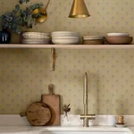 Brewster Home Fashions Surdiva Honey Floral Fan Wallpaper - SKU 4148-27458