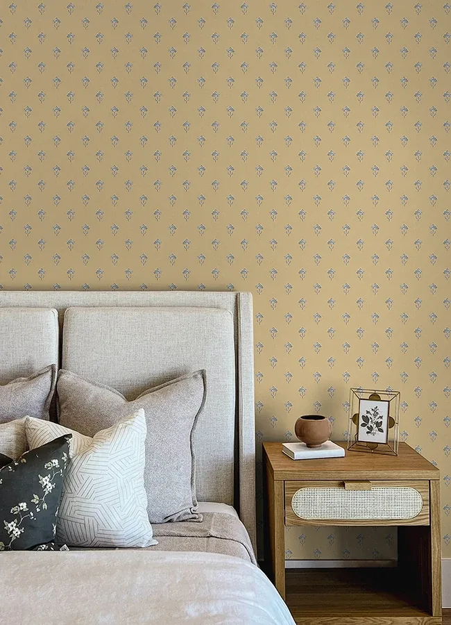 Brewster Home Fashions Surdiva Honey Floral Fan Wallpaper - SKU 4148-27458