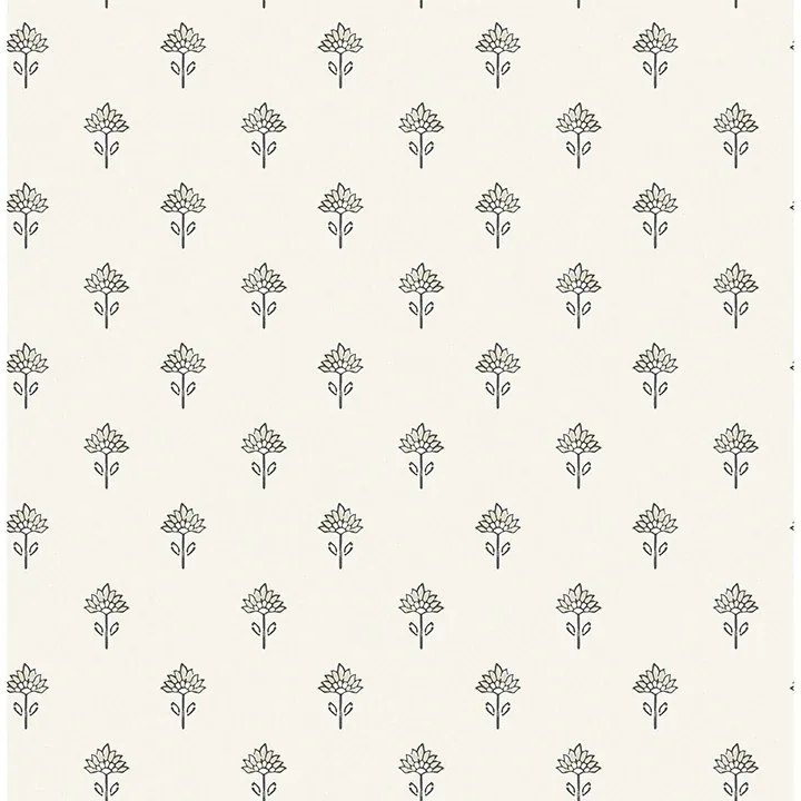 4148-27457 | Surdiva Ivory Floral Fan Wallpaper