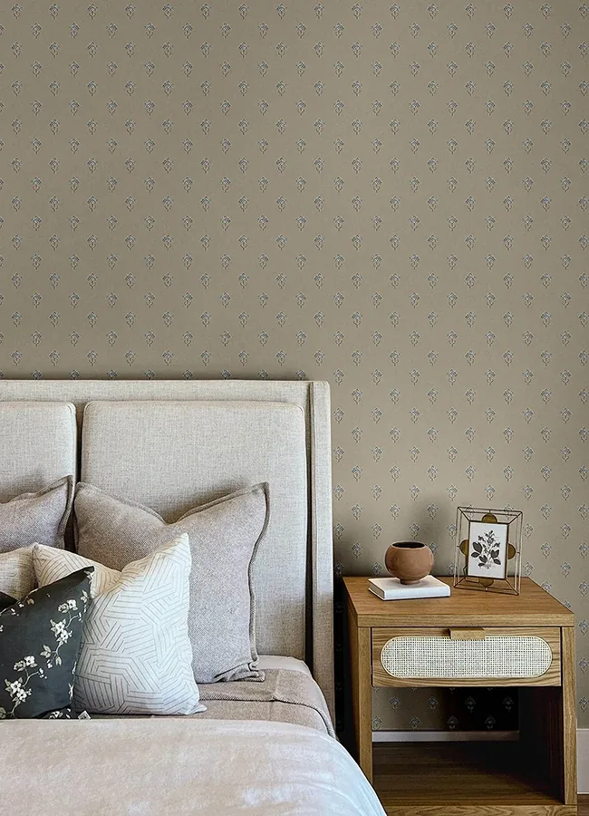 Brewster Home Fashions Surdiva Stone Floral Fan Wallpaper - SKU 4148-27460