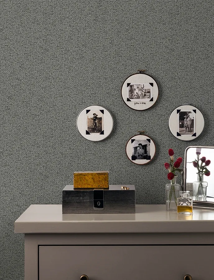 Brewster Home Fashions Surrey Black Basketweave Wallpaper | Wallpaper Twins Brewster Home Fashions Surrey Black Basketweave Wallpaper - SKU 4144-9161