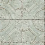 Brewster Home Fashions Susanna Teal Vintage Tin Tile Wallpaper | Wallpaper Twins Brewster Home Fashions Susanna Teal Vintage Tin Tile Wallpaper - SKU 3115-12432