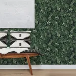 Brewster Home Fashions Susila Green Tropical Wallpaper | Wallpaper Twins Brewster Home Fashions Susila Green Tropical Wallpaper - SKU 2979-37210-1