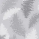 Brewster Home Fashions Sussurro Grey Feathers Wallpaper - SKU AH901705