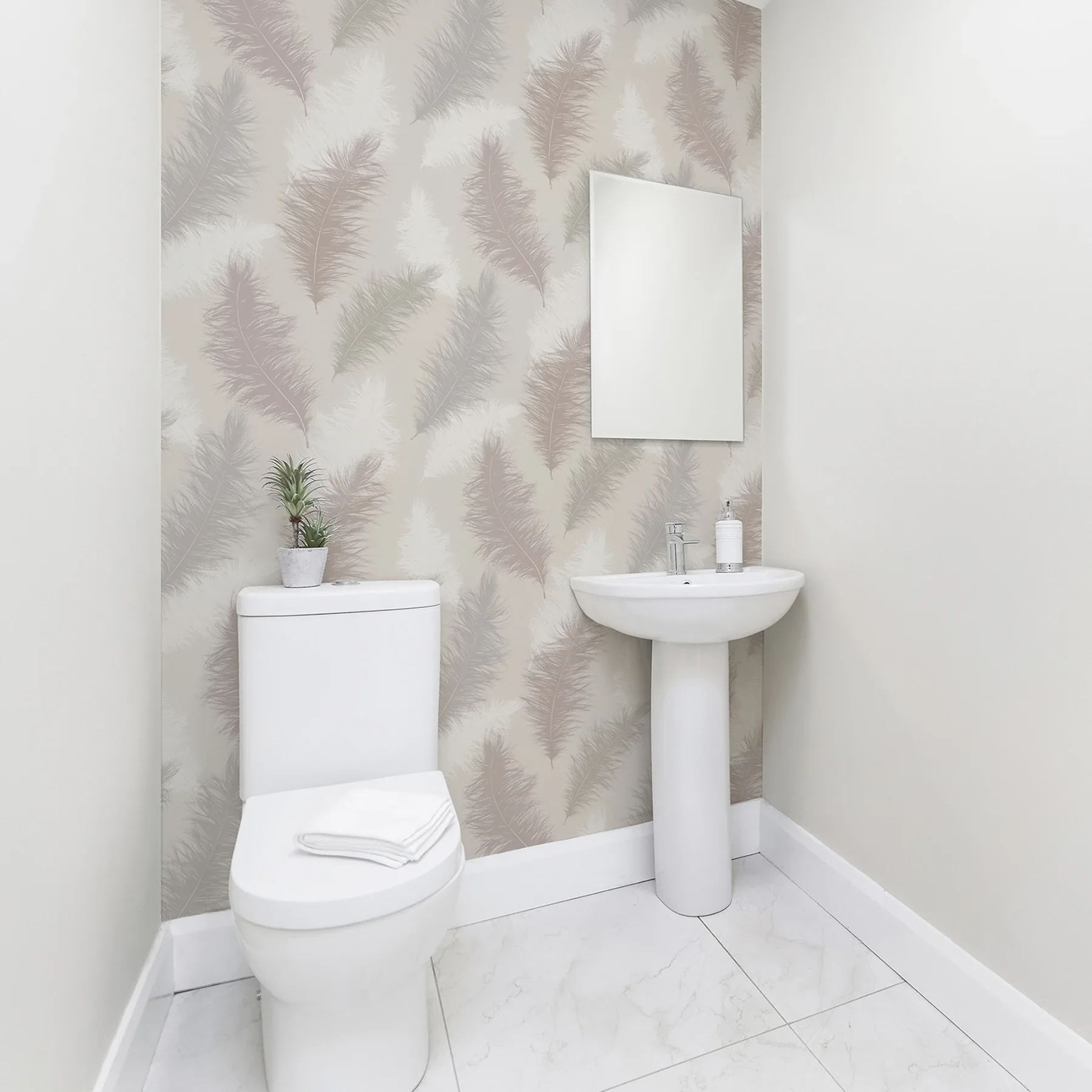 Brewster Home Fashions Sussurro Pink Feathers Wallpaper | Wallpaper Twins Brewster Home Fashions Sussurro Pink Feathers Wallpaper - SKU AH901706