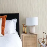 Brewster Home Fashions Sutton Cream Textured Geometric Wallpaper - SKU 4041-418903