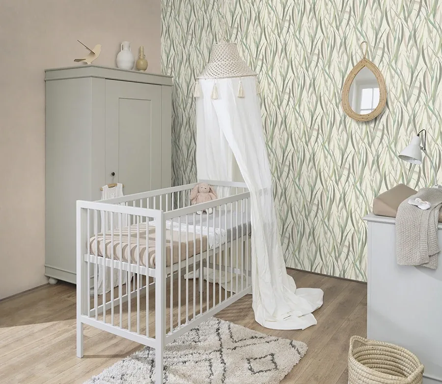 Brewster Home Fashions Sway Light Green Botanical Wallpaper - SKU RH330212