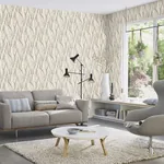 Brewster Home Fashions Sway Neutral Botanical Wallpaper - SKU RH330205