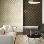 Brewster Home Fashions Sylvia Gold Palm Palace Wallpaper - SKU AH921701