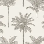 Brewster Home Fashions Taj Beige Palm Trees Wallpaper - SKU DD139163