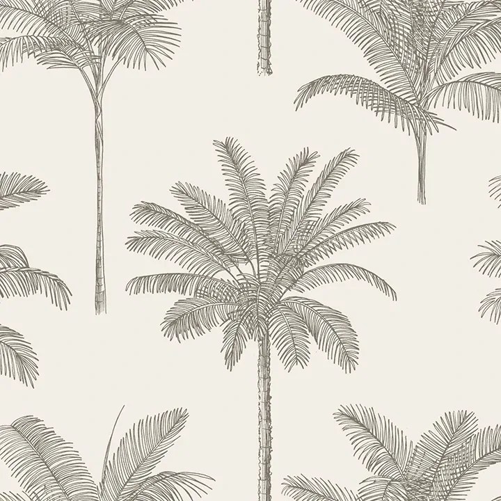 Brewster Home Fashions Taj Beige Palm Trees Wallpaper - SKU DD139163