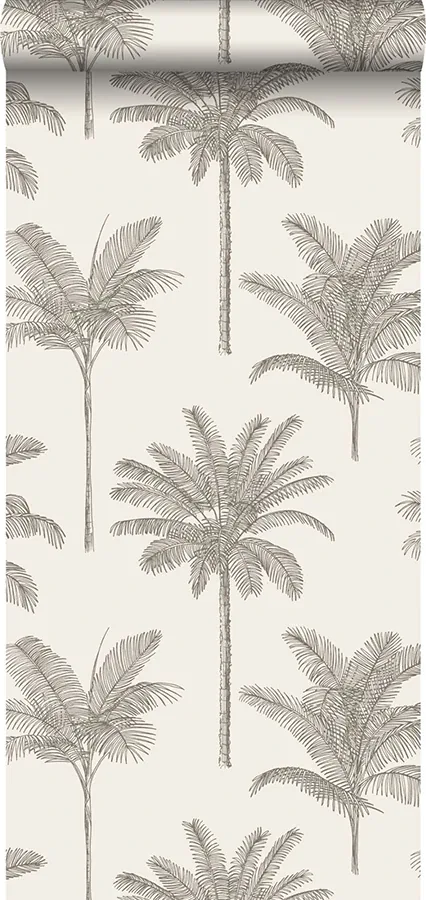Brewster Home Fashions Taj Beige Palm Trees Wallpaper - SKU DD139163