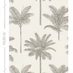Brewster Home Fashions Taj Beige Palm Trees Wallpaper - SKU DD139163