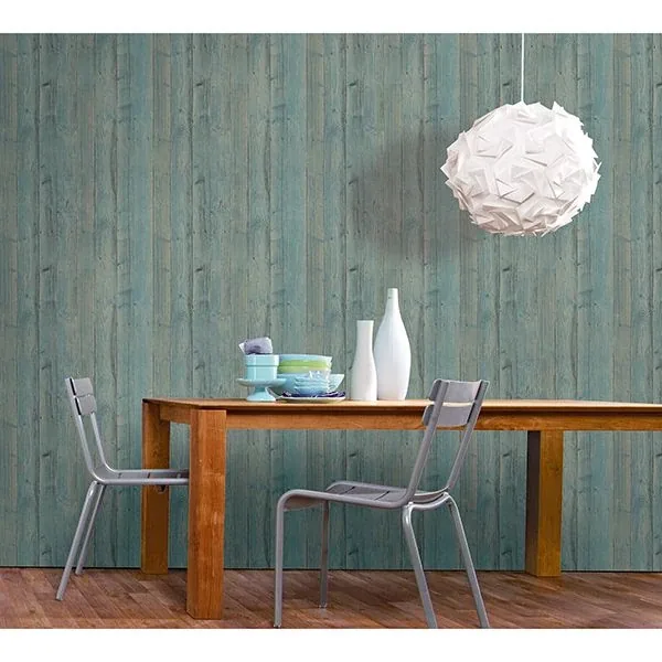 Brewster Home Fashions Talbot Green Wood Wallpaper - SKU MG81877