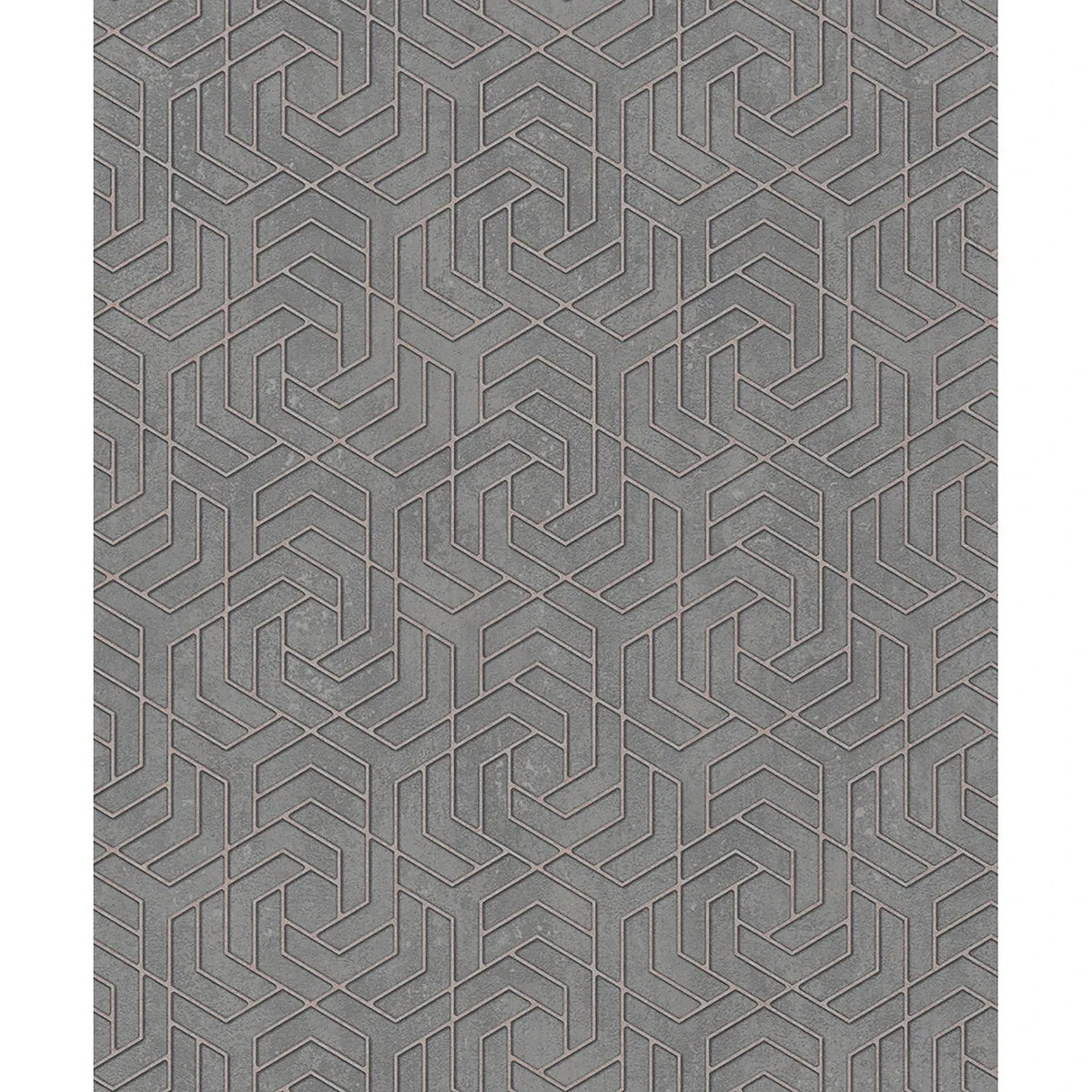 4035-32609 | Tama Charcoal Geometric Wallpaper