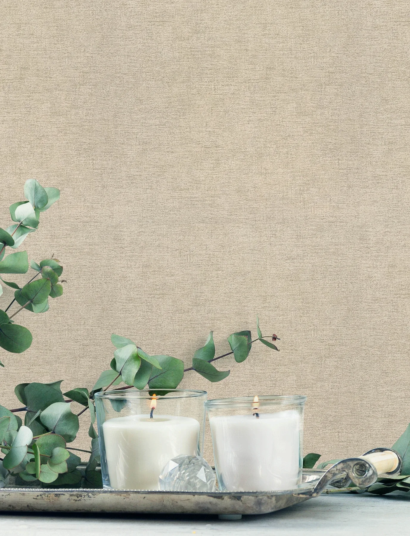 Brewster Home Fashions Tansy Taupe Distressed Wallpaper | Wallpaper Twins Brewster Home Fashions Tansy Taupe Distressed Wallpaper - SKU 4191-83040