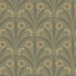 Brewster Home Fashions Tap Root Green Floral Damask Wallpaper - SKU 4169-27604